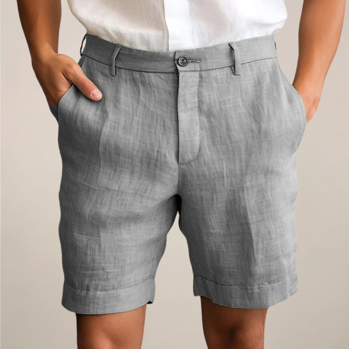 Men's Shorts with Elastic Waistband