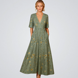 Women's Floral Wrap Dress