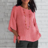 Women's Trousers in Cotton-Polyester Blend